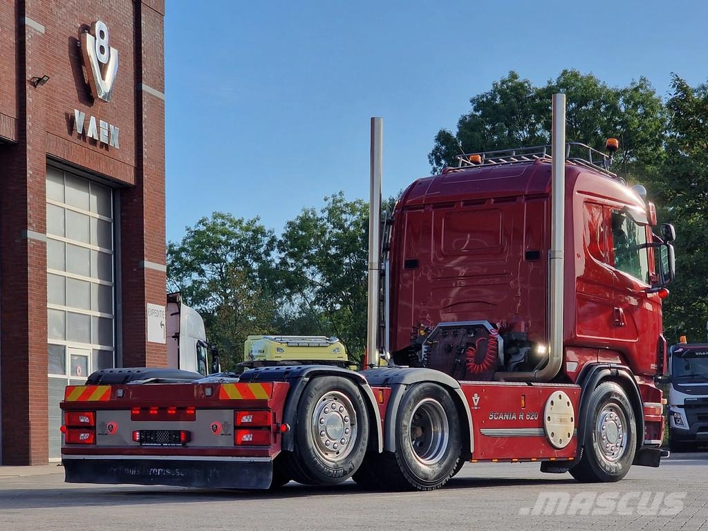 Scania R620-V8 Lowroof 6x2*4 - Custom exterior - PTO/Hydr 트랙터 유닛