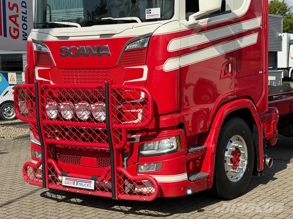 Scania S650 V8 Chassis 4.35 WB Retarder Full Air Euro 6D Chassis Cab trucks