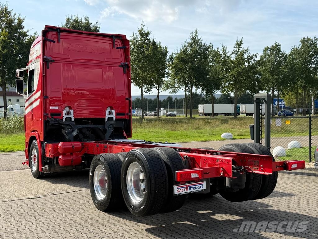 Scania S650 V8 Chassis 4.35 WB Retarder Full Air Euro 6D Chassis Cab trucks
