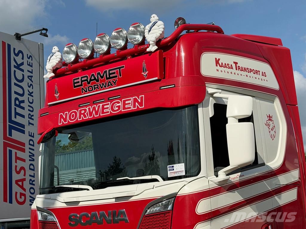Scania S650 V8 Chassis 4.35 WB Retarder Full Air Euro 6D Chassis Cab trucks