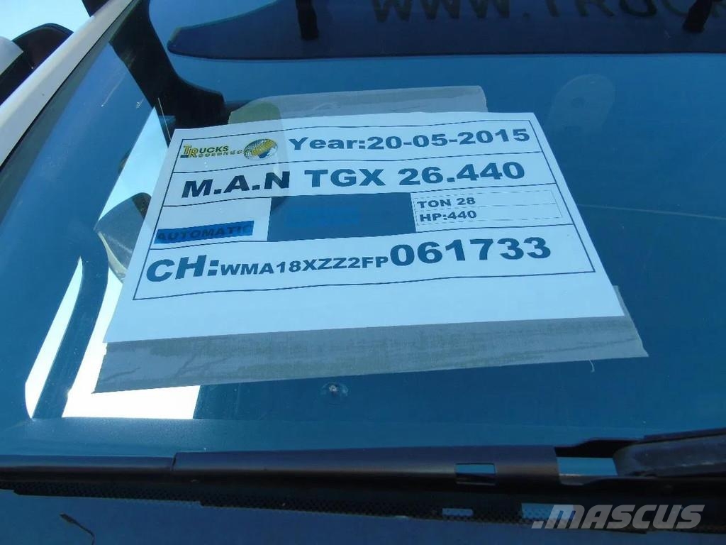 MAN TGX 26.440 + FASSI 455A.2.26 + EURO 6 + 6X2 + REM Polovne dizalice za sve terene