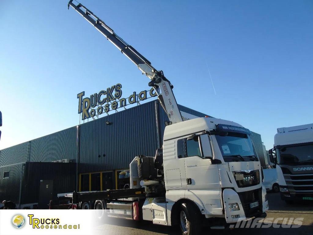 MAN TGX 26.440 + FASSI 455A.2.26 + EURO 6 + 6X2 + REM Polovne dizalice za sve terene