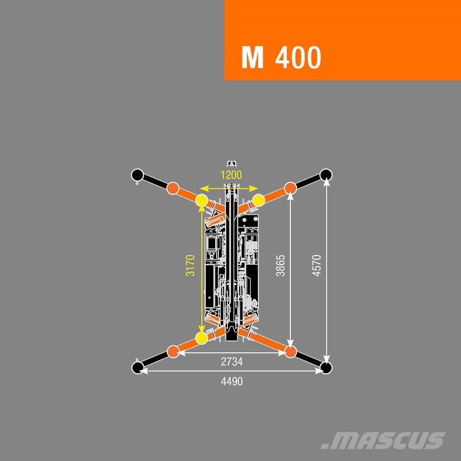 BG Lift M400 | Minikran | Raupenkran | Mini-raupenkran Mini vinçler