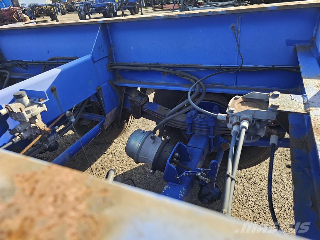 MKF Metallbau CS 20 / STEEL SUSPENSION/ BPW DRUM. Containerchassis