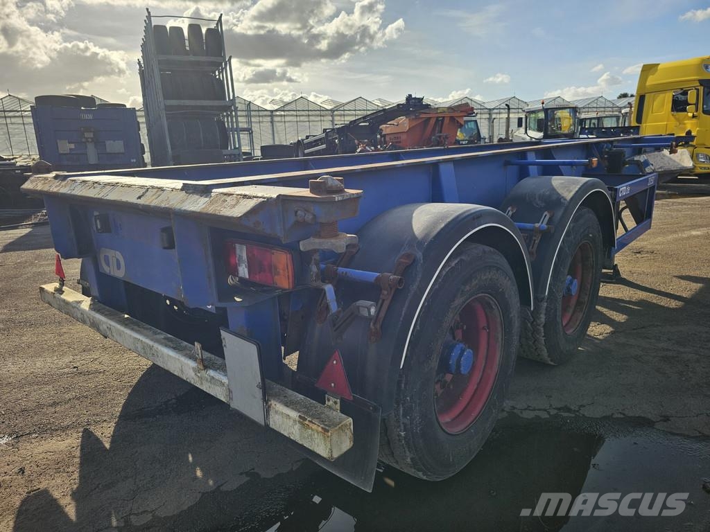 MKF Metallbau CS 20 / STEEL SUSPENSION/ BPW DRUM. Containerchassis