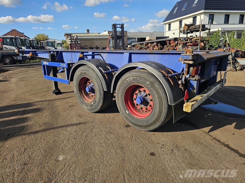 MKF Metallbau CS 20 / STEEL SUSPENSION/ BPW DRUM. Containerchassis
