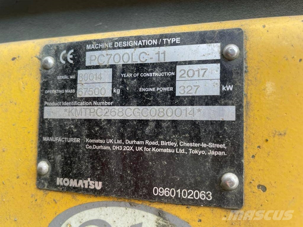 Komatsu PC700LC-11 Escavadeiras de esteiras