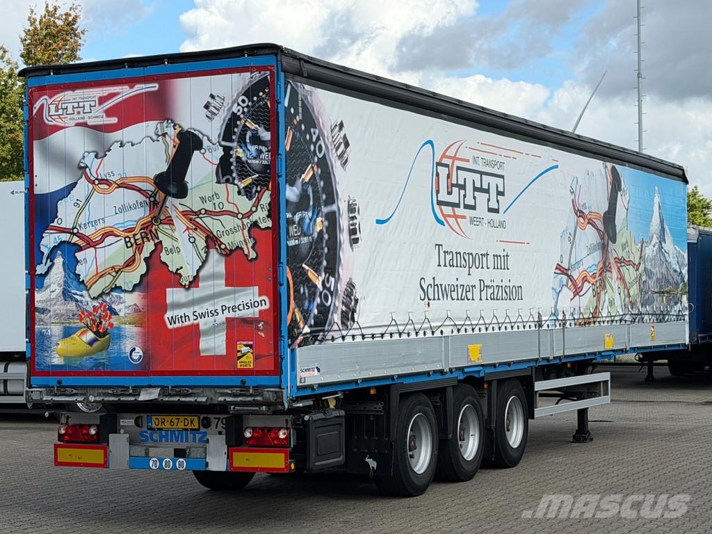 Schmitz Cargobull N/A Schuifzeil met Borden / SAF-Axle / Huckepack / Tents puspiekabes