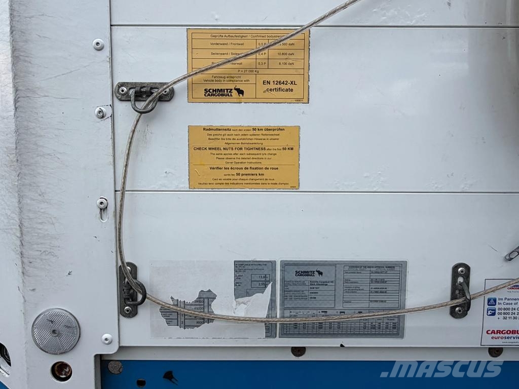 Schmitz Cargobull N/A Schuifzeil met Borden / SAF-Axle / Huckepack / Tents puspiekabes
