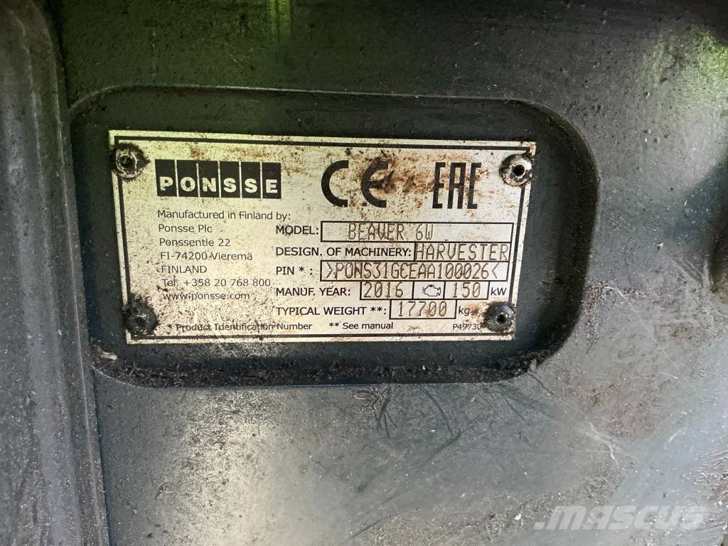 Ponsse BEAVER 6W Harvesterid