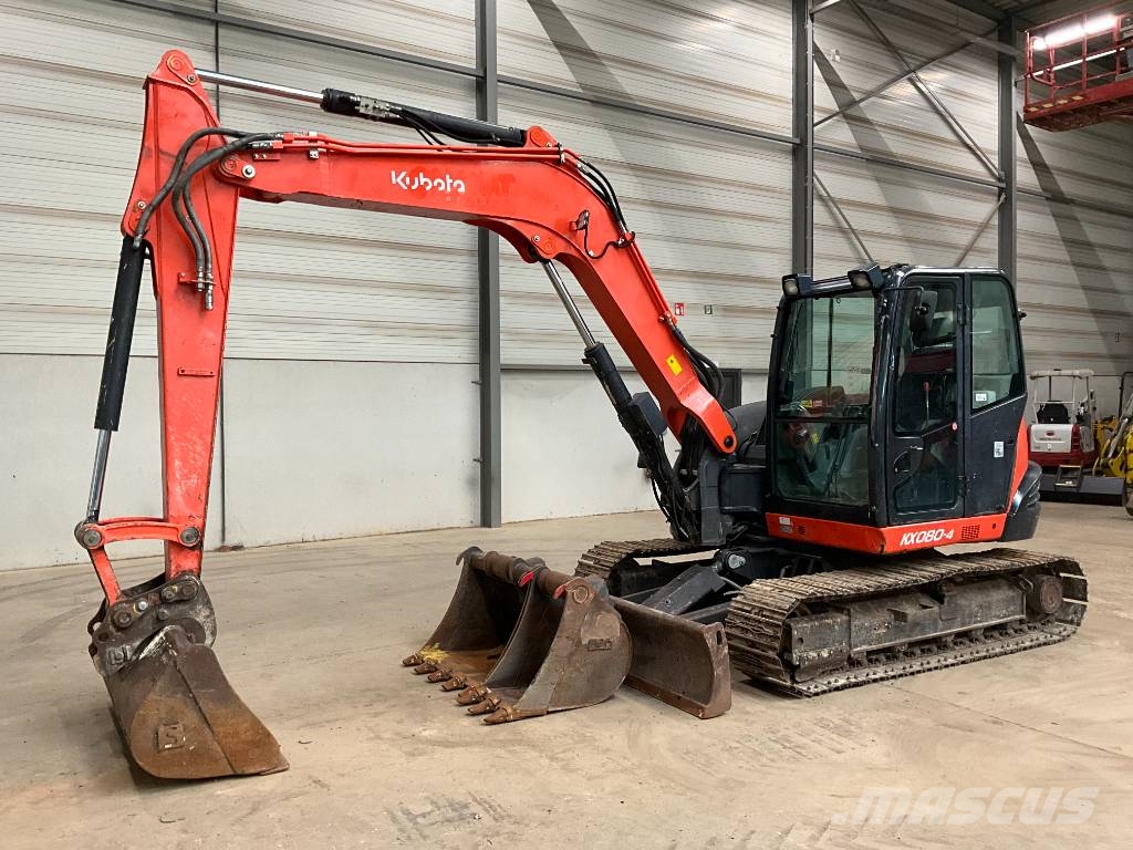 Kubota KX 080-4 Midi-gravemaskiner 7t - 12t