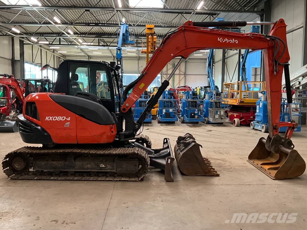 Kubota KX 080-4 Midi-gravemaskiner 7t - 12t