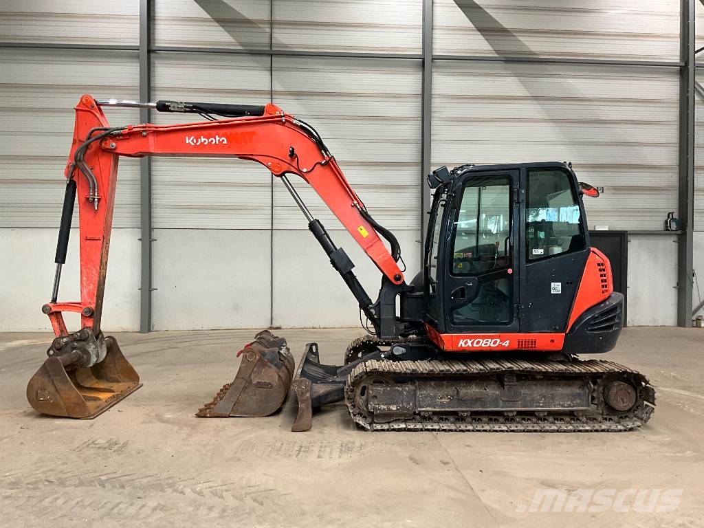 Kubota KX 080-4 Midi-gravemaskiner 7t - 12t