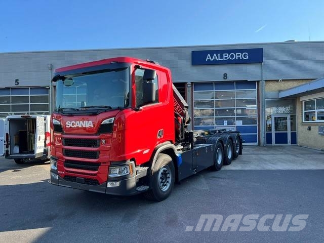 Scania R 500 Autojeřáby, hydraulické ruky