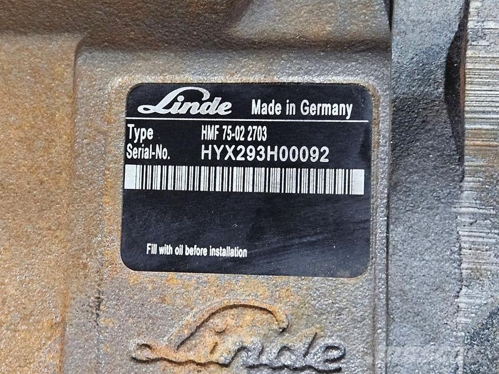 Linde HMF75-02 - Drive motor/Fahrmotor/Rijmotor Hydraulics