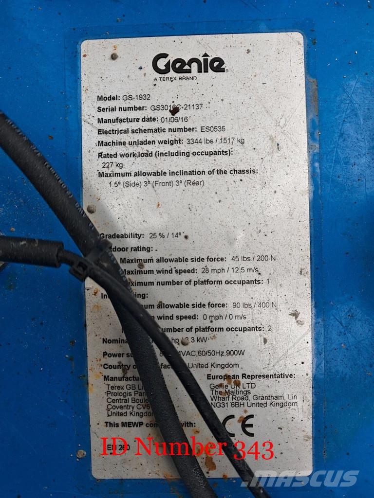 Genie GS1932 21 Pieces! Підйомники-ножиці