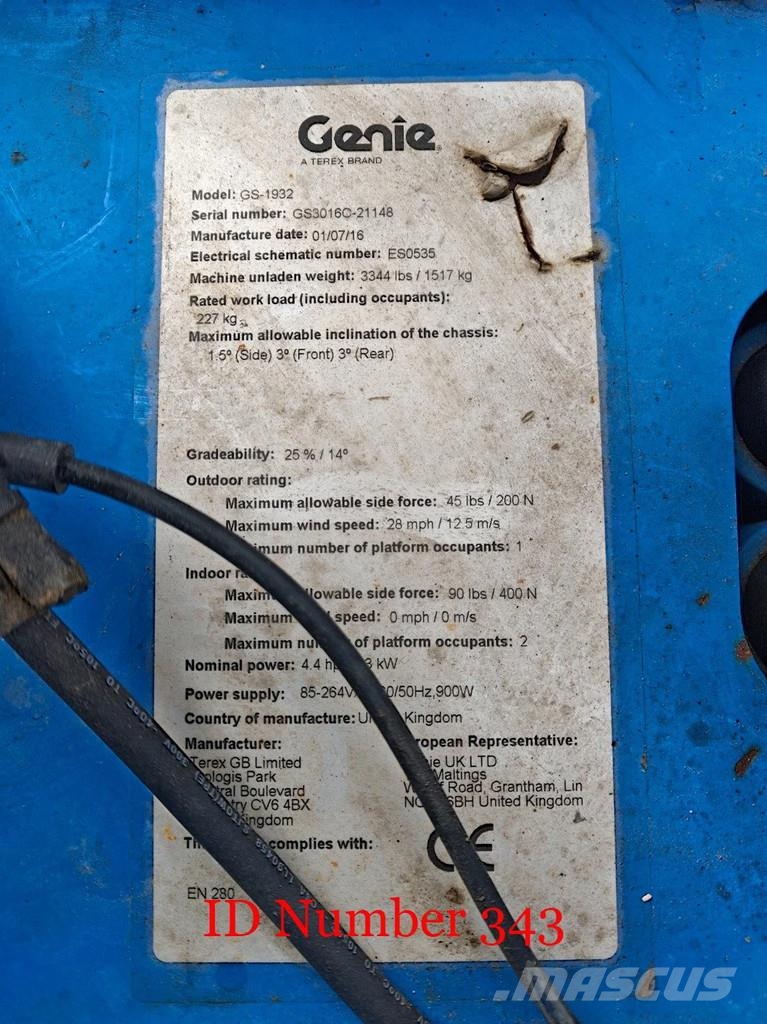 Genie GS1932 21 Pieces! Підйомники-ножиці