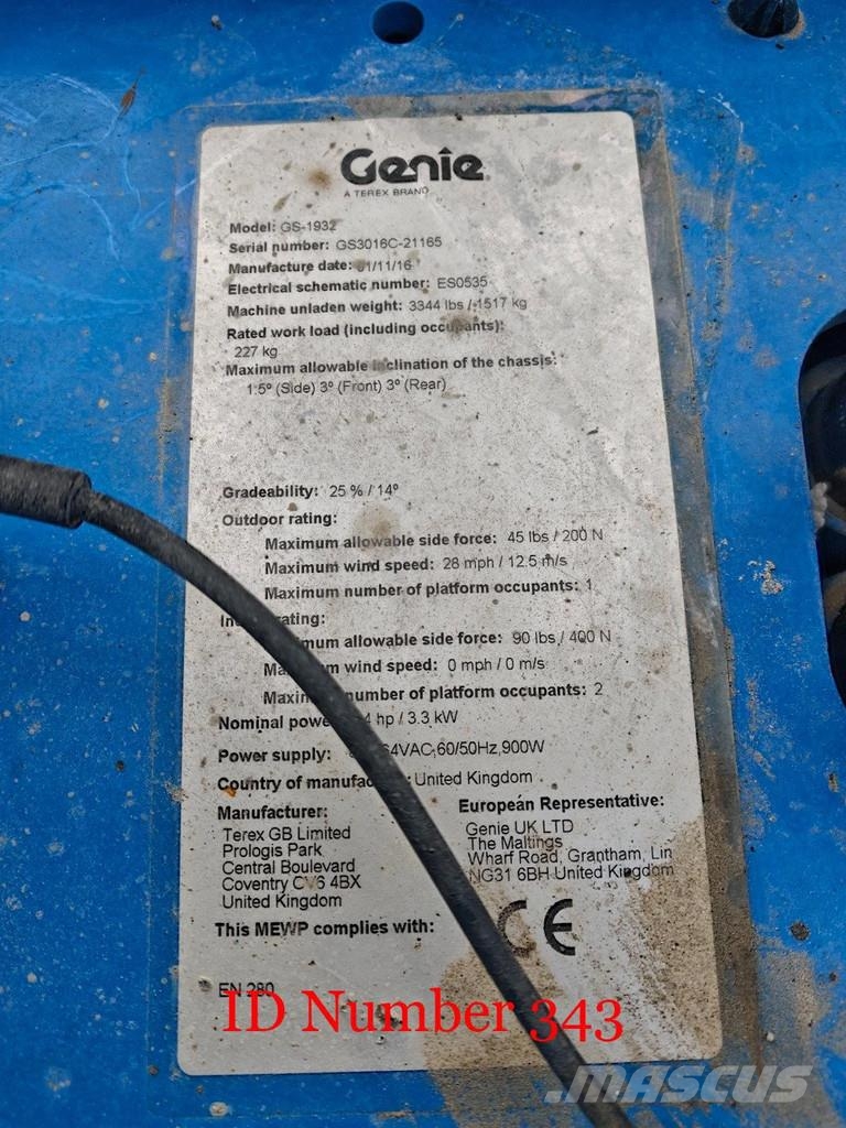 Genie GS1932 21 Pieces! Підйомники-ножиці