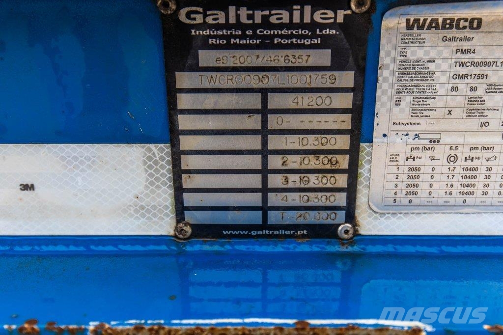 GALTRAILER PMR4 - 41.2 TON Alçak yükleyici