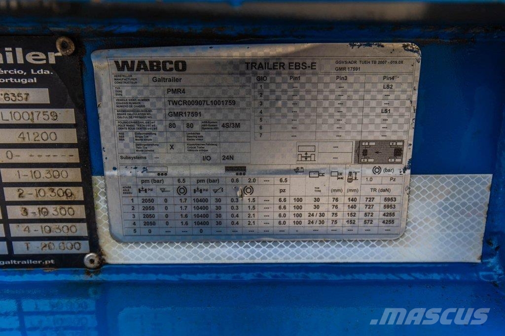 GALTRAILER PMR4 - 41.2 TON Maskinhenger