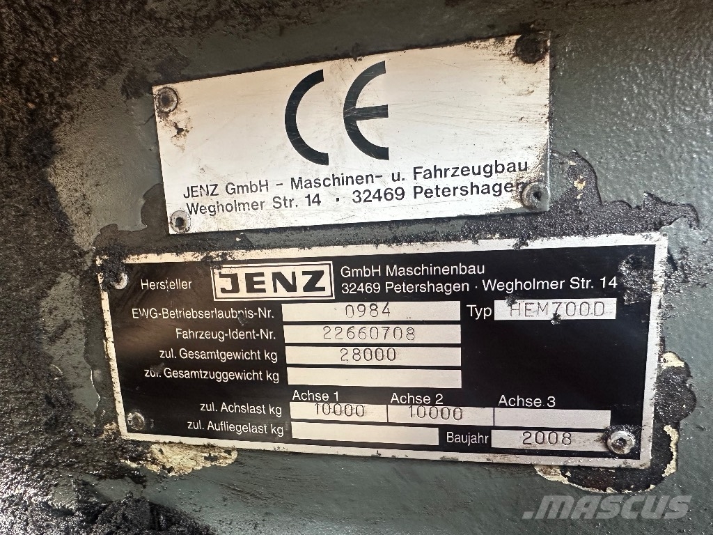 JENZ HEM700 DL Wood chippers