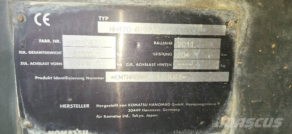 Komatsu WA 470-6 Колесни товарачи