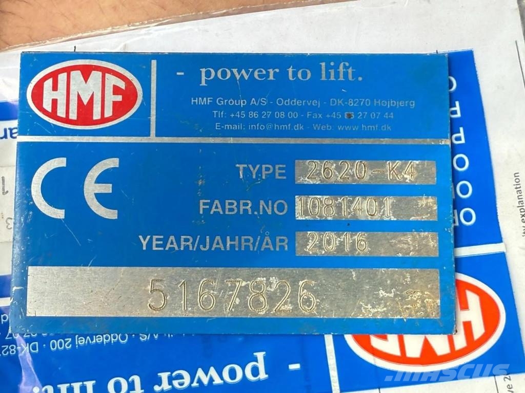 DAF CF 85.460 8X2 EURO 5 - HMF 2620 K4 + FJ600 K4 + RE Camiones polibrazo