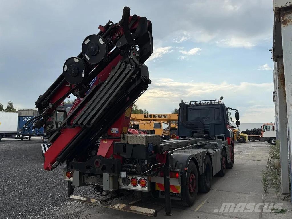DAF CF 85.460 8X2 EURO 5 - HMF 2620 K4 + FJ600 K4 + RE Hook lift trucks