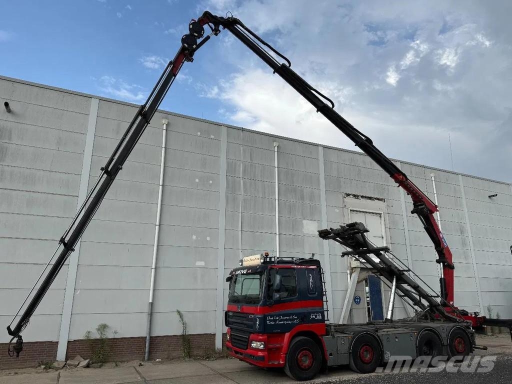 DAF CF 85.460 8X2 EURO 5 - HMF 2620 K4 + FJ600 K4 + RE Hook lift trucks