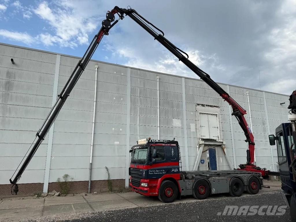 DAF CF 85.460 8X2 EURO 5 - HMF 2620 K4 + FJ600 K4 + RE Hook lift trucks
