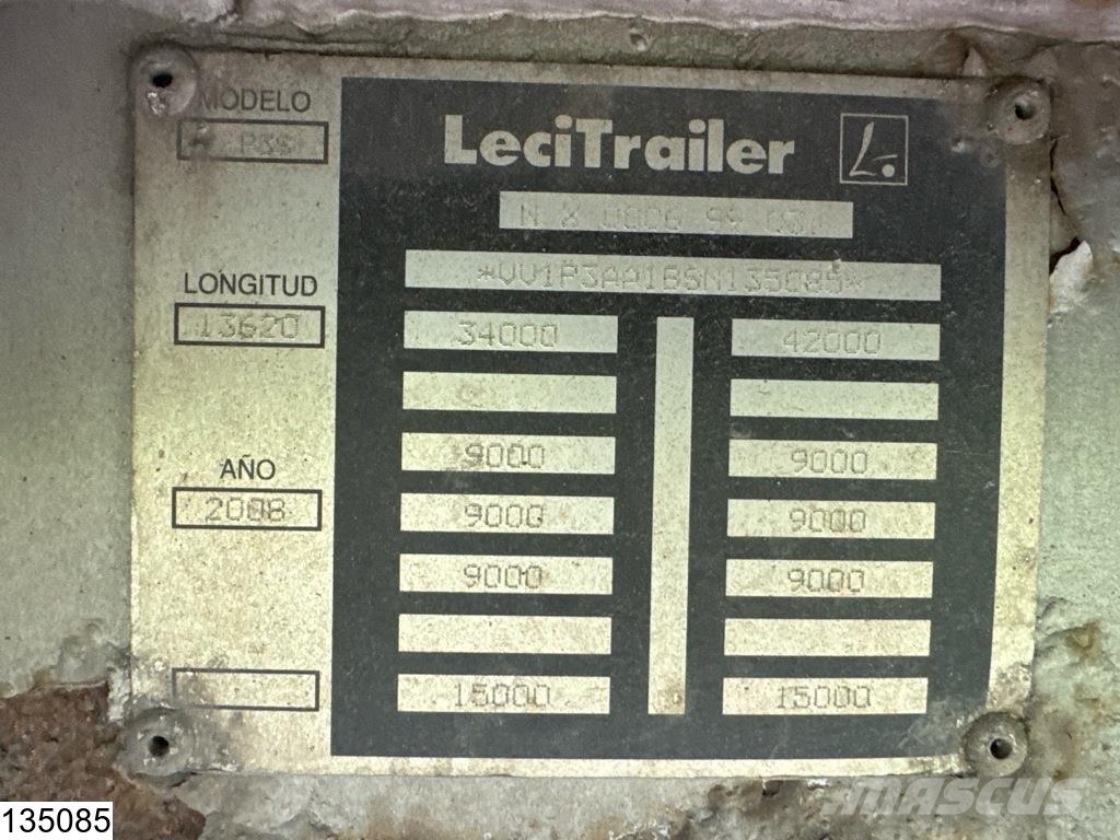 Lecitrailer Tautliner Semirremolques de caja de lona