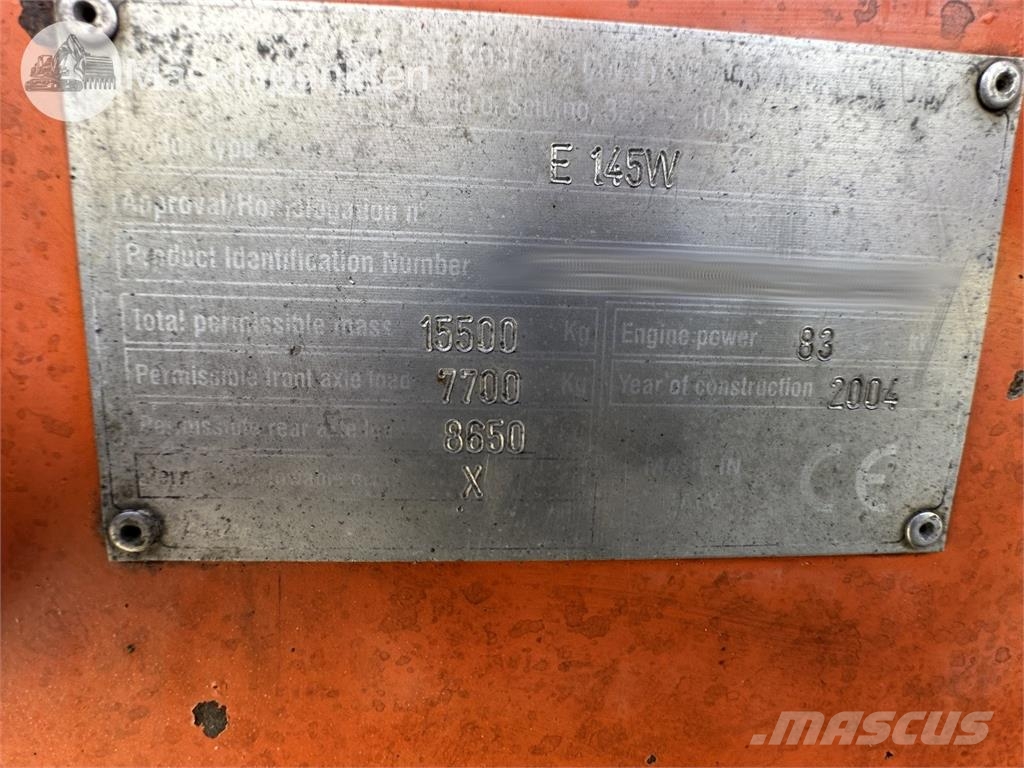 Fiat E 145w Excavadoras de ruedas