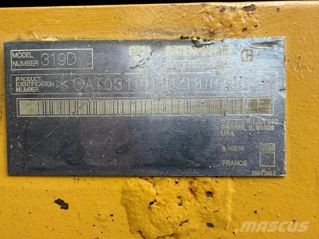 CAT 319D Pásová rýpadla