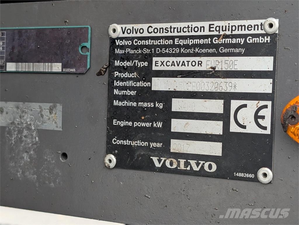 Volvo EWR150 E Escavadoras de rodas