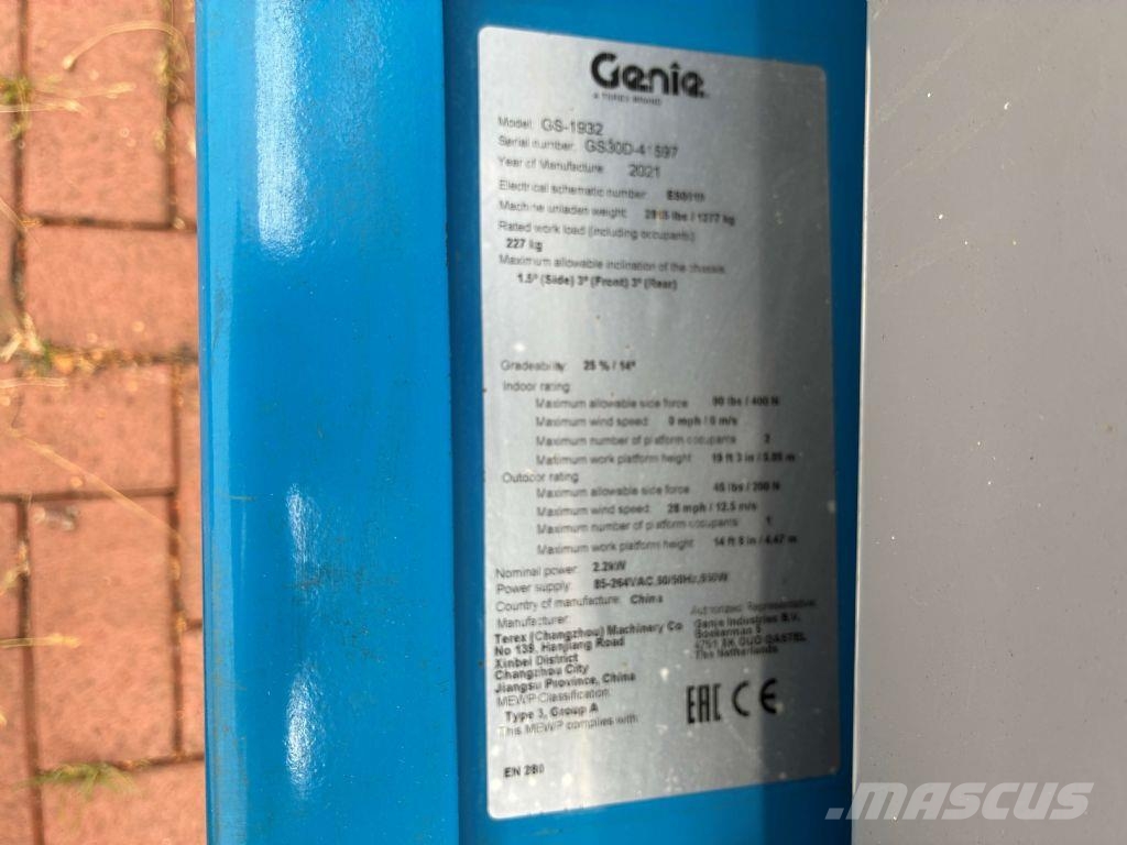 Genie GS-1932 Підйомники-ножиці