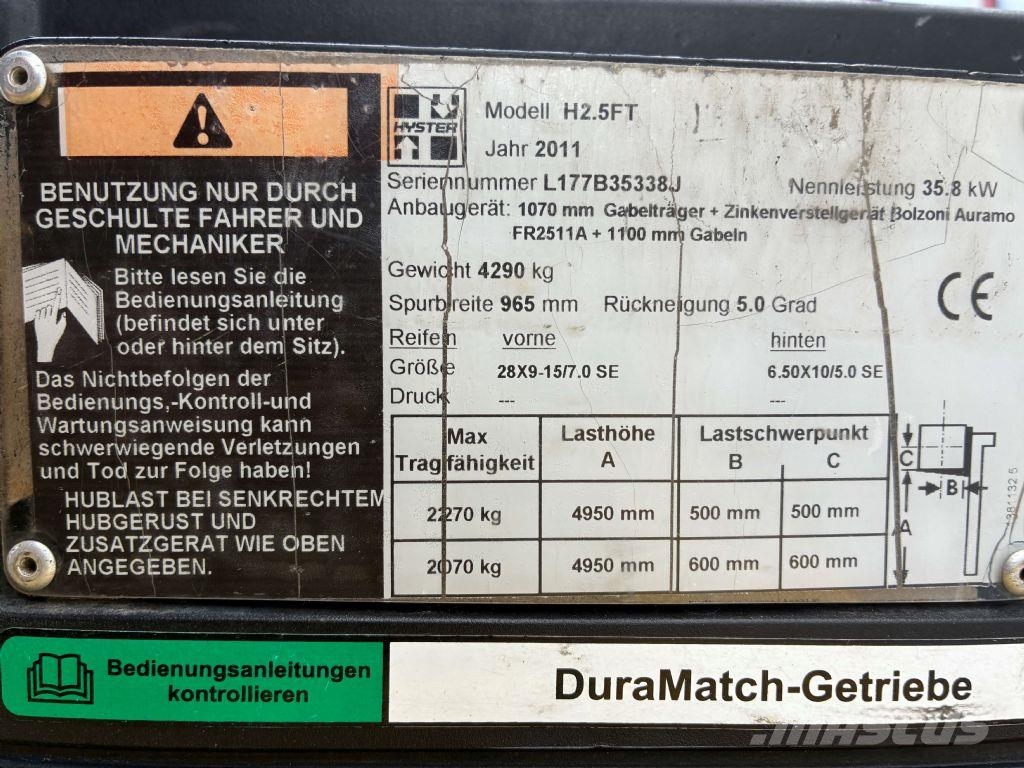 Hyster H 2.5FT شاحنات الديزل