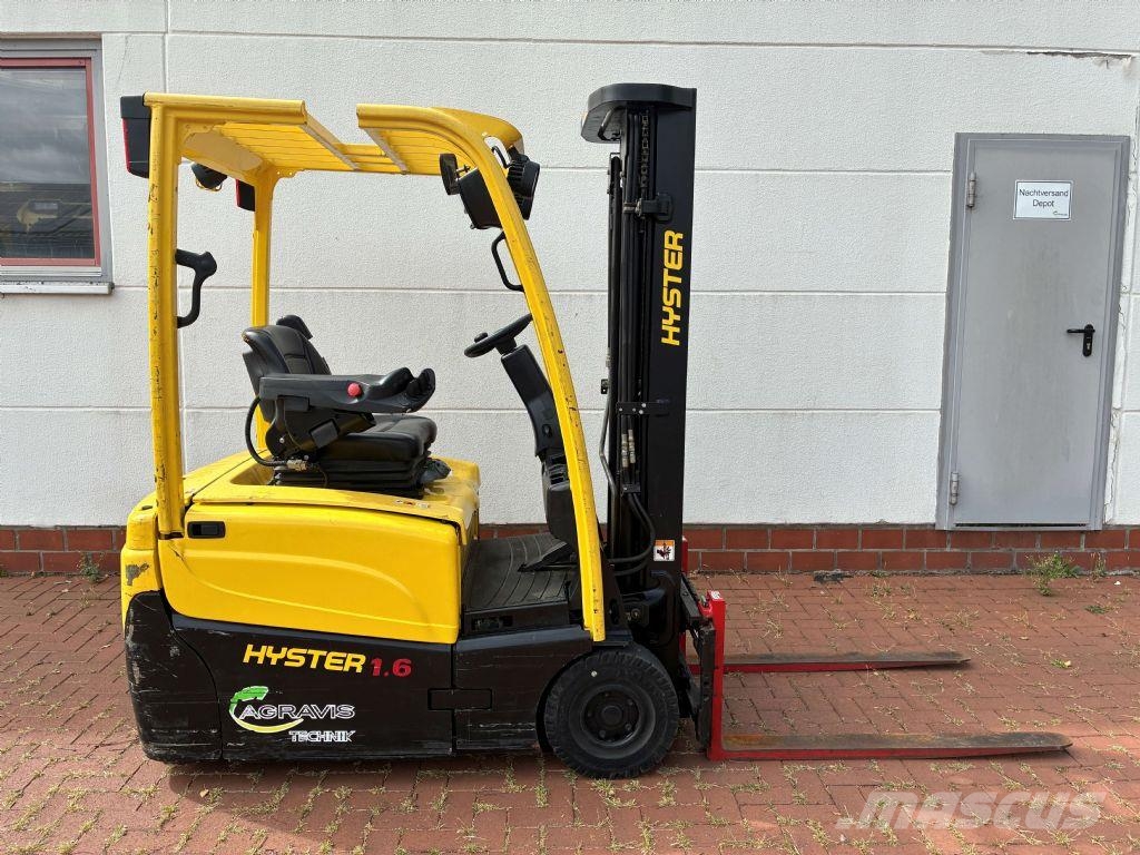 Hyster J 1.6 XNT LWB شاحنات ذات رافعات شوكية تعمل بالكهرباء