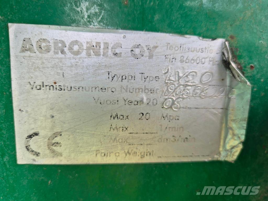 Agronic 20M3 PUMPPUK.+8M KIEKKOM. スラリータンカー