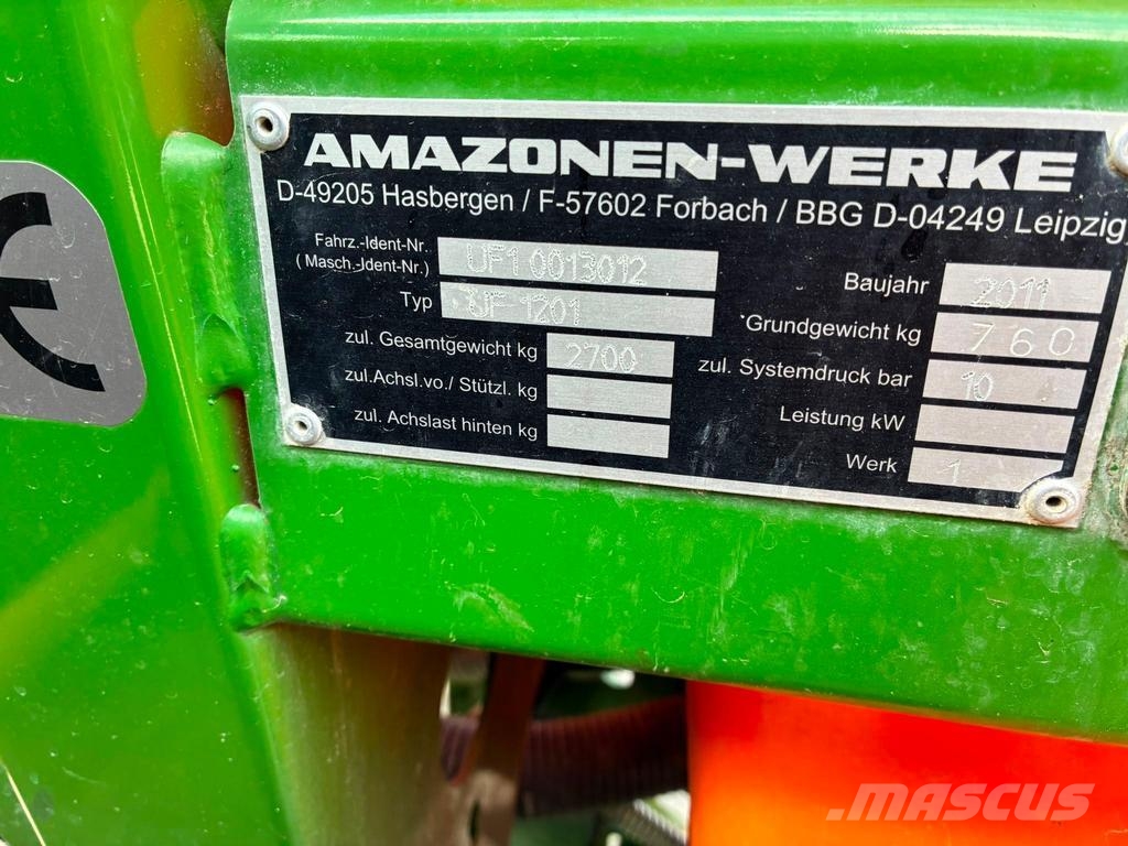 Amazone UF 1201 15 Q Sonstige Landmaschinen
