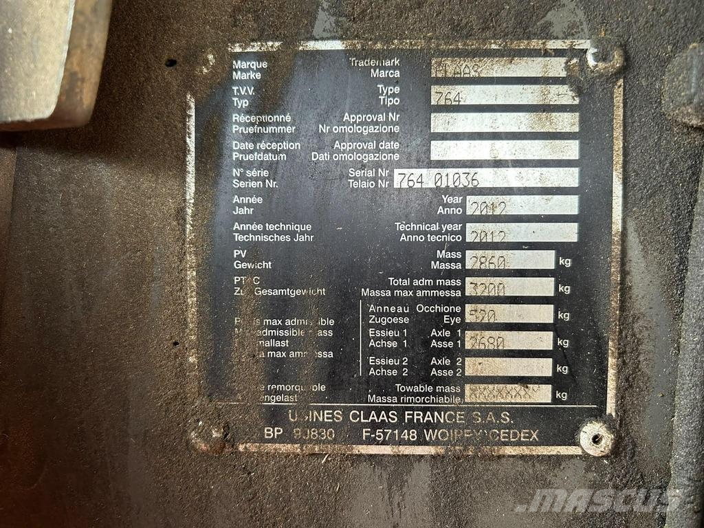 CLAAS 375 Prasy zwijające