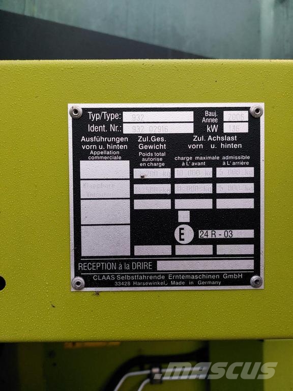 CLAAS MEDION 310 Θεριζοαλωνιστικές μηχανές