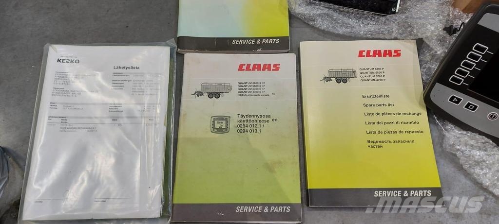 CLAAS QUANTUM 4700 자동 적재 트레일러