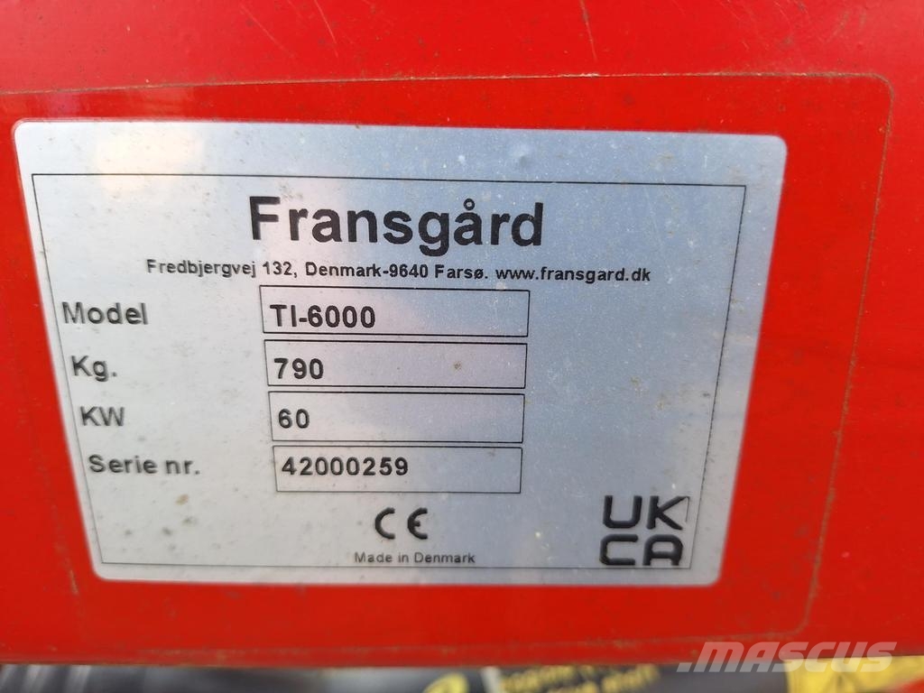 Fransgård TI-6000 耙與翻草機