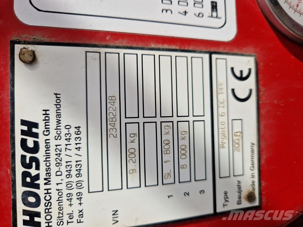 Horsch PRONTO 6 DC PPF Semanatoare