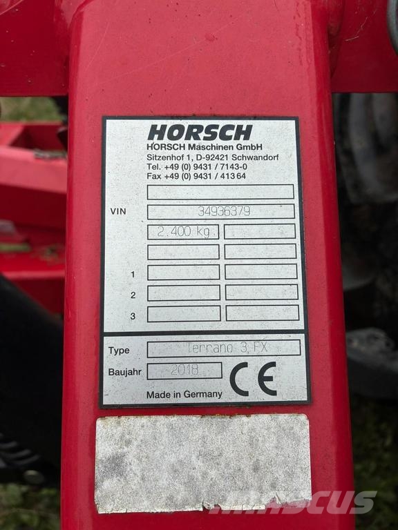 Horsch TERRANO 3 FX Kultivatoriai