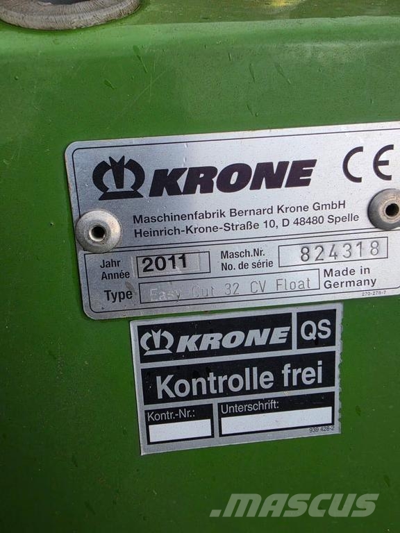 Krone 320F Uređaji za kosačice