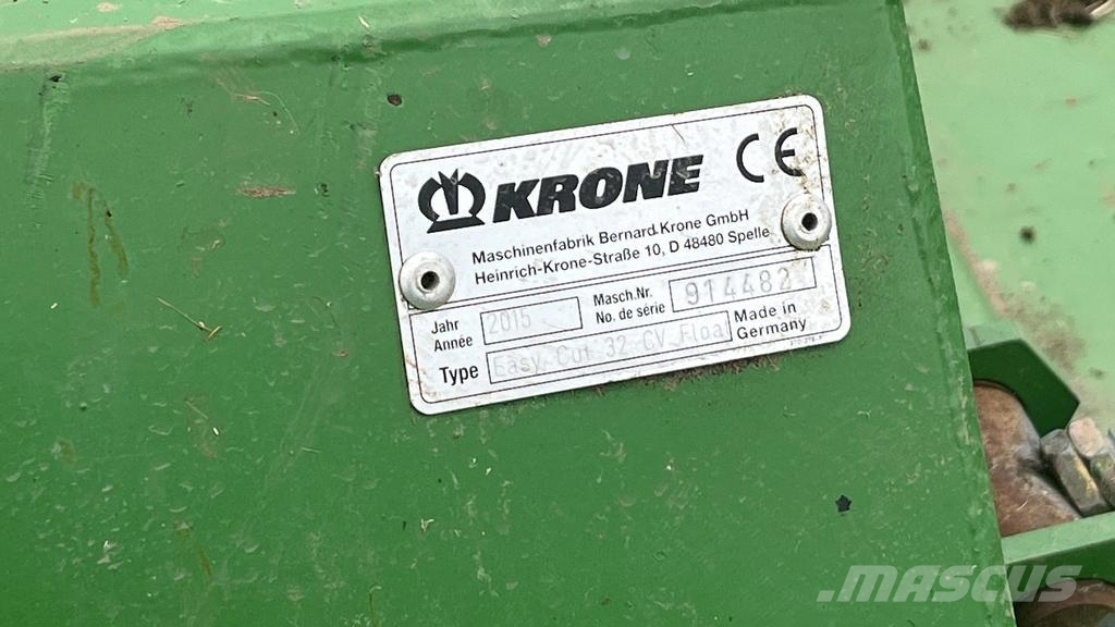Krone EC320CV ETUNIITTOMURSKAIN Косилки плющилки