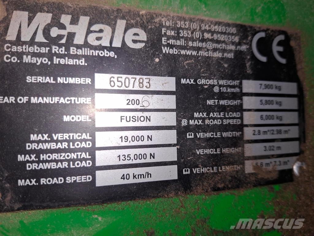 McHale FUSHION محزمات مستديرة