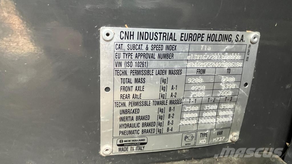 New Holland TH 7,37 PLUS Kurottajat