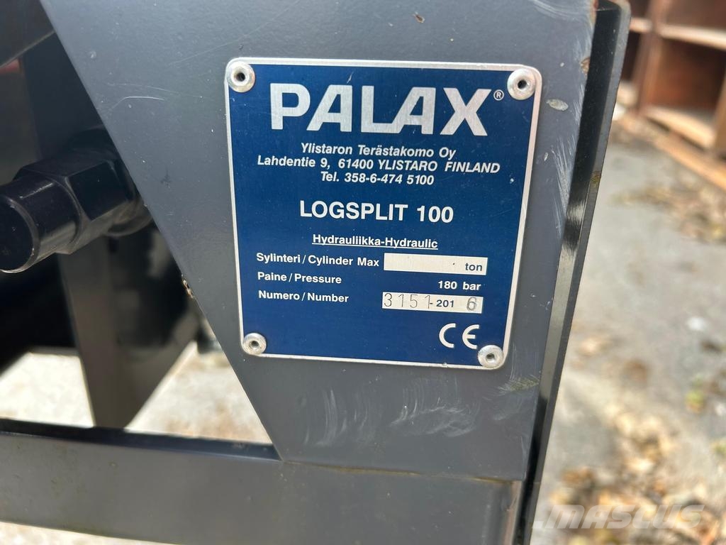 Palax LOGSPLIT 100 Cepači za drva, drobilice za drvo i strugači